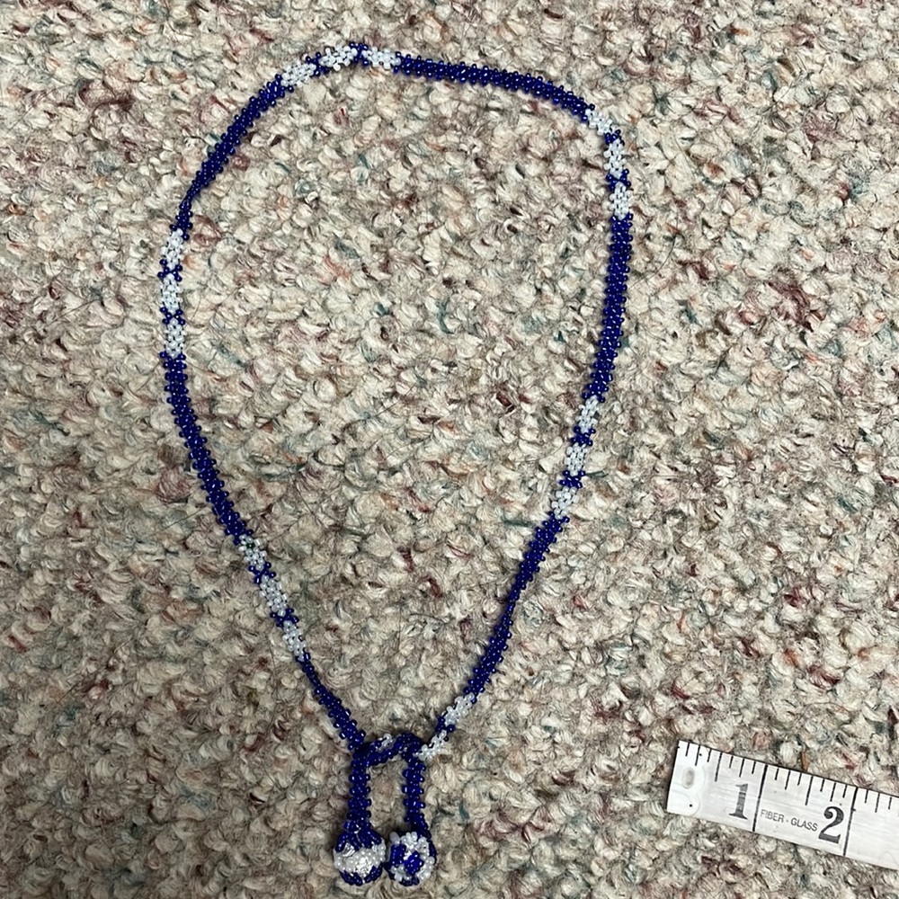 Hand beaded necklace